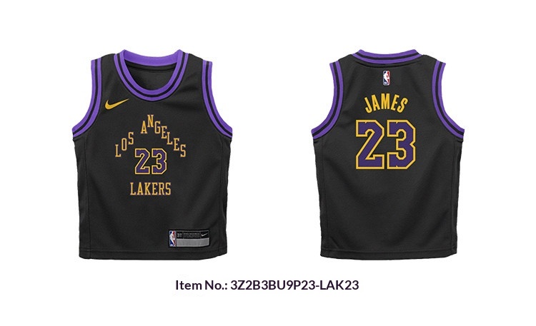 NBA Kids Jersey - Warriors Curry Edition & Lakers James Jersey detail 5
