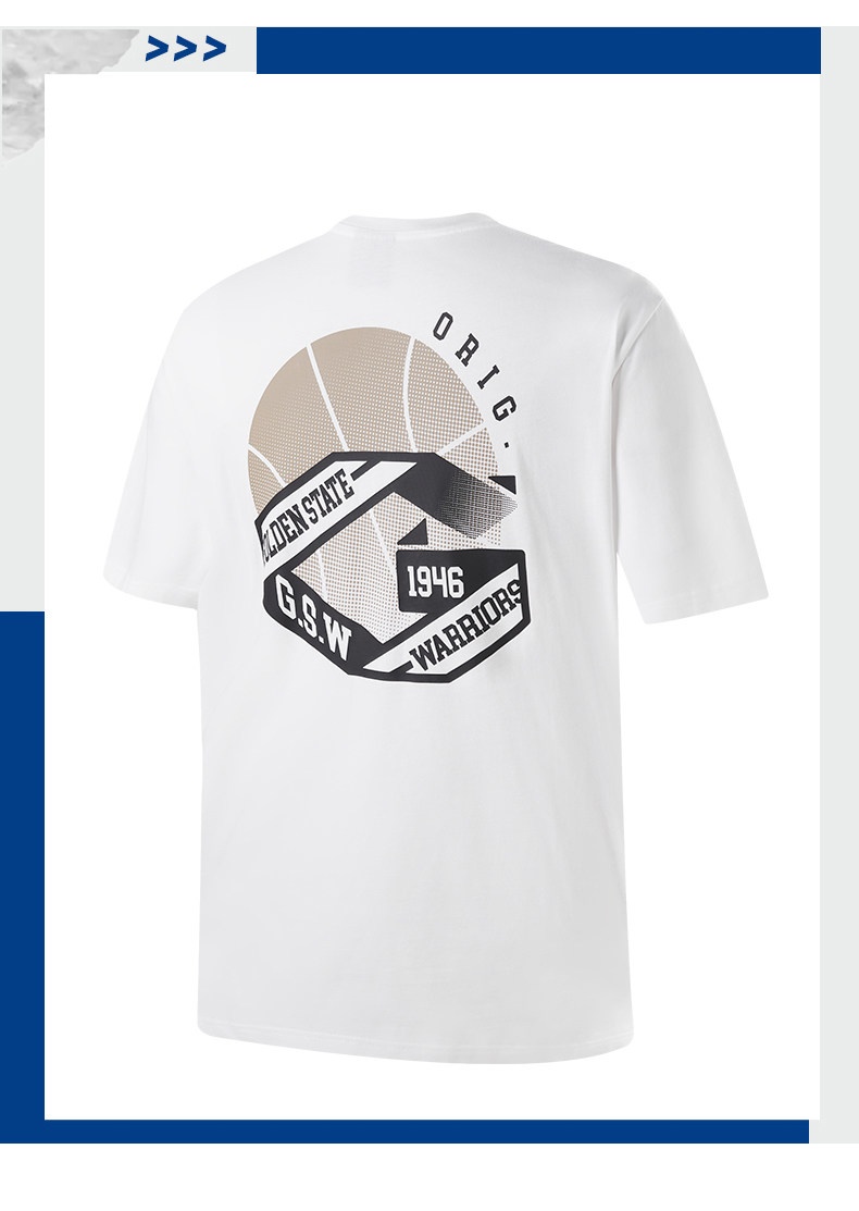 NBA Warriors Official Summer Jersey - Loose Fit Breathable Short Sleeve T-Shirt detail 10