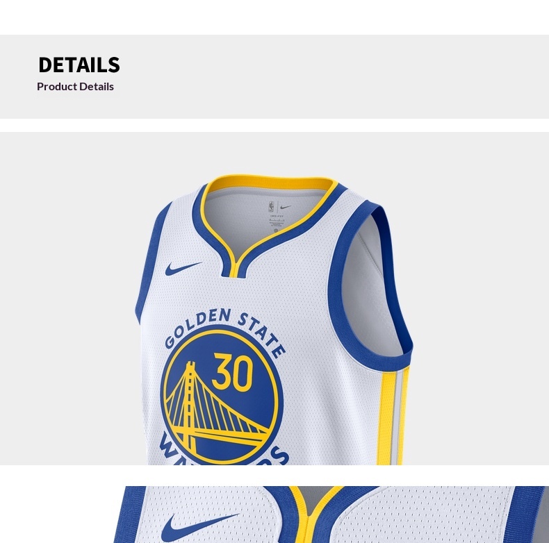Nike NBA Golden State Warriors Stephen Curry Jersey detail 2