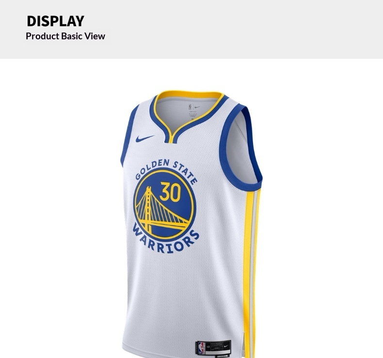 Nike NBA Golden State Warriors Stephen Curry Jersey detail 5