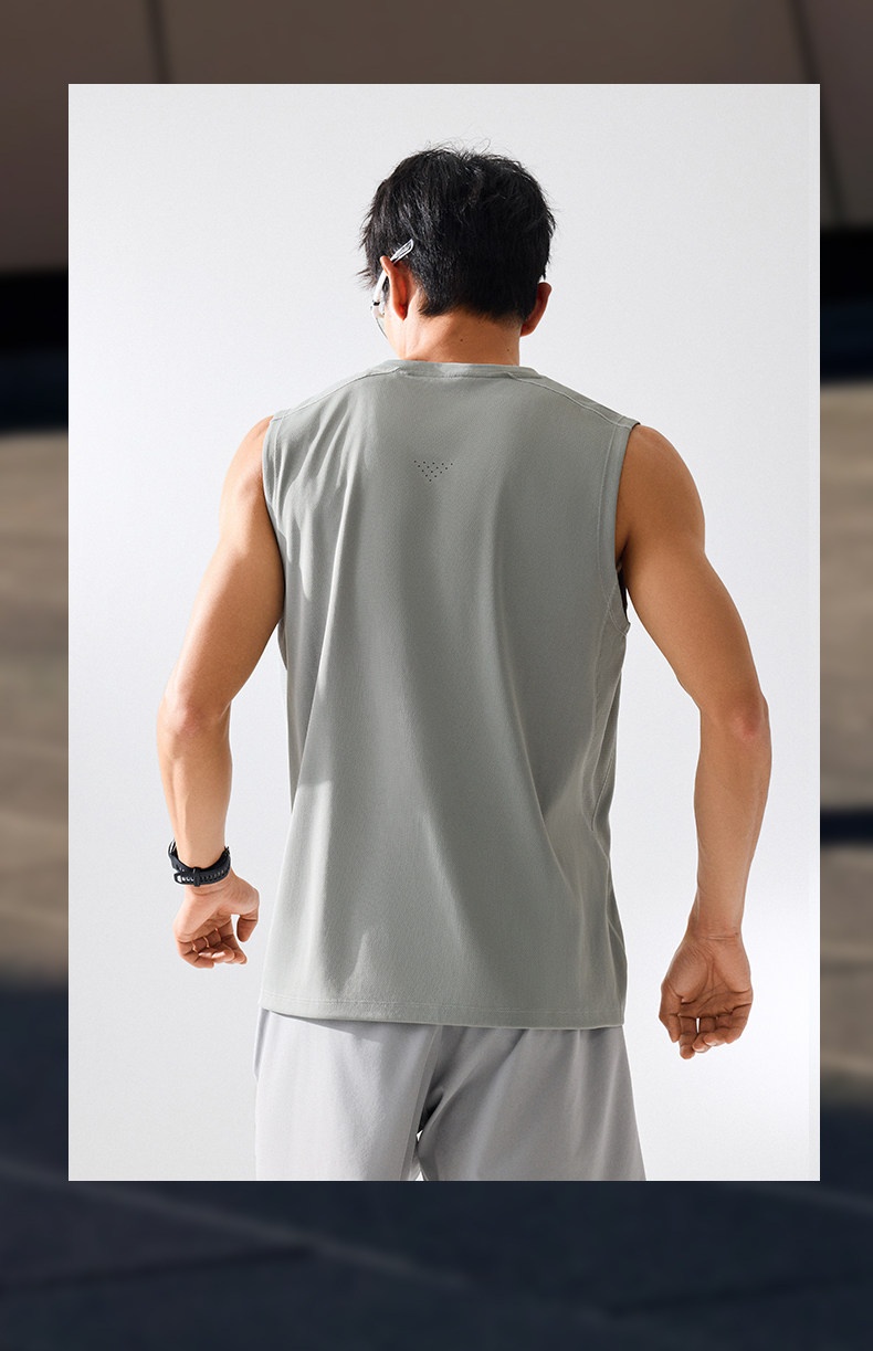 Anta Quick-Dry Tank Top - Men's Breathable Sleeveless Basketball Training Vest detail 20