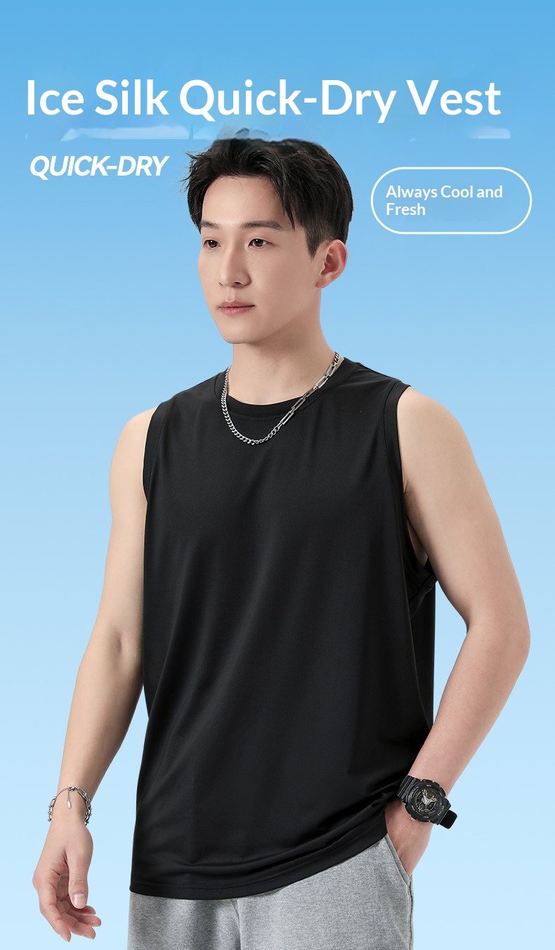 Warrior Men's Mesh Tank Top - Quick-Dry Sleeveless Vest detail 1