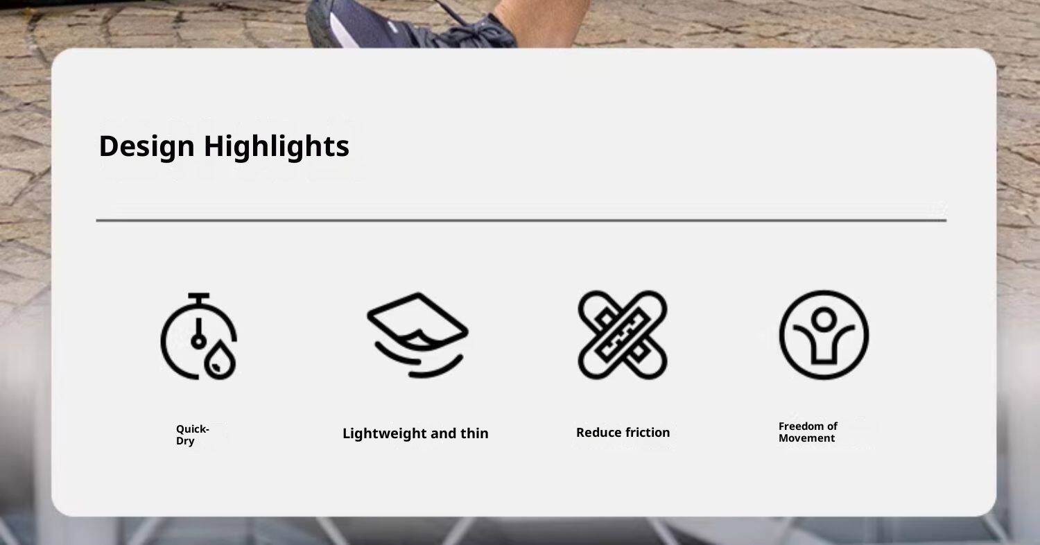 Decathlon Men's Running Shorts - Breathable Quick-Dry Reflective detail 3