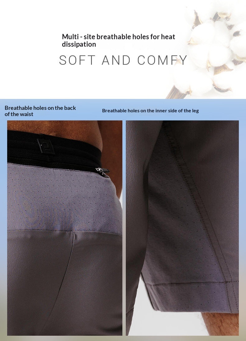 Decathlon Men's Running Shorts - Breathable Quick-Dry Reflective detail 9