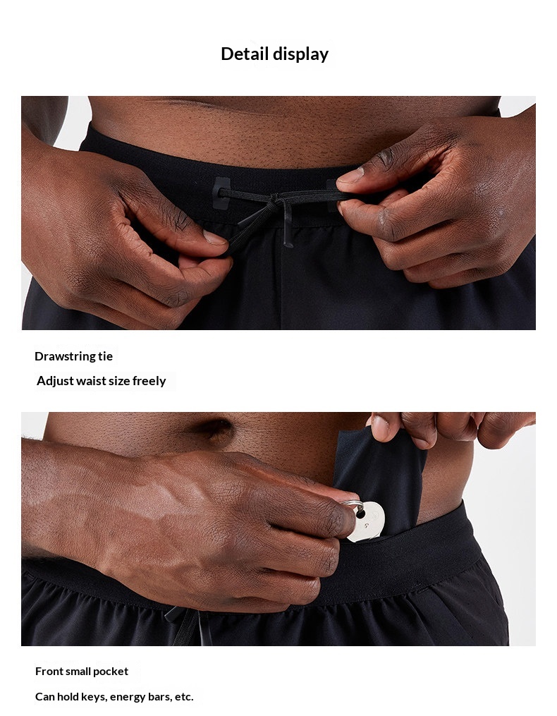 Decathlon Men's Running Shorts - Breathable Quick-Dry Reflective detail 12