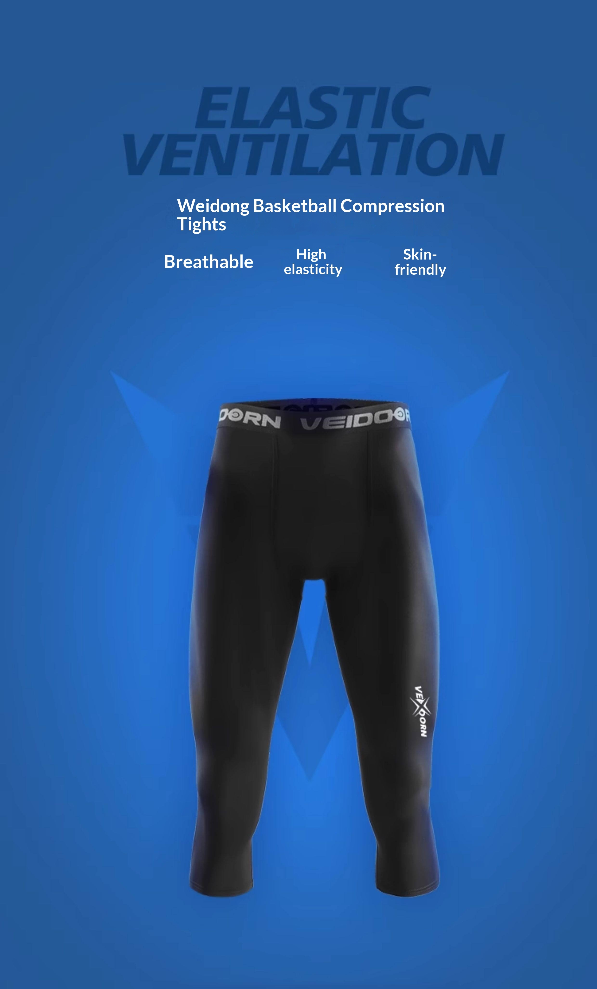 Vidon Men's Basketball Compression Shorts detail 2