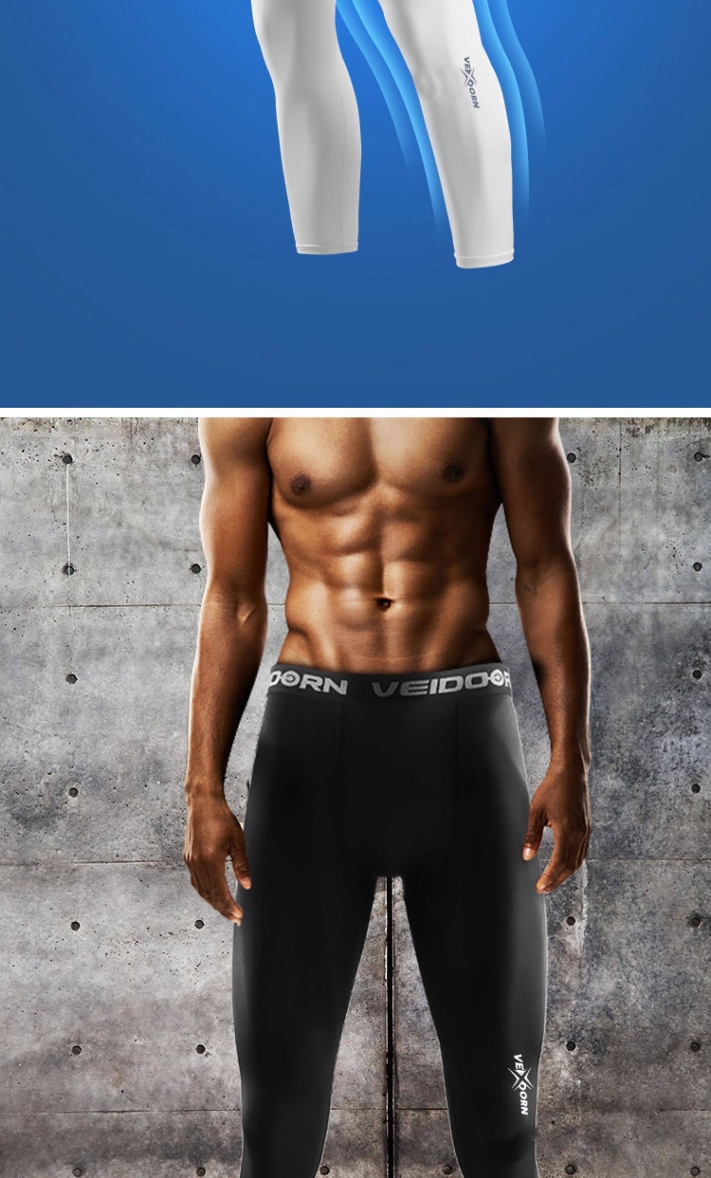 Vidon Men's Basketball Compression Shorts detail 7