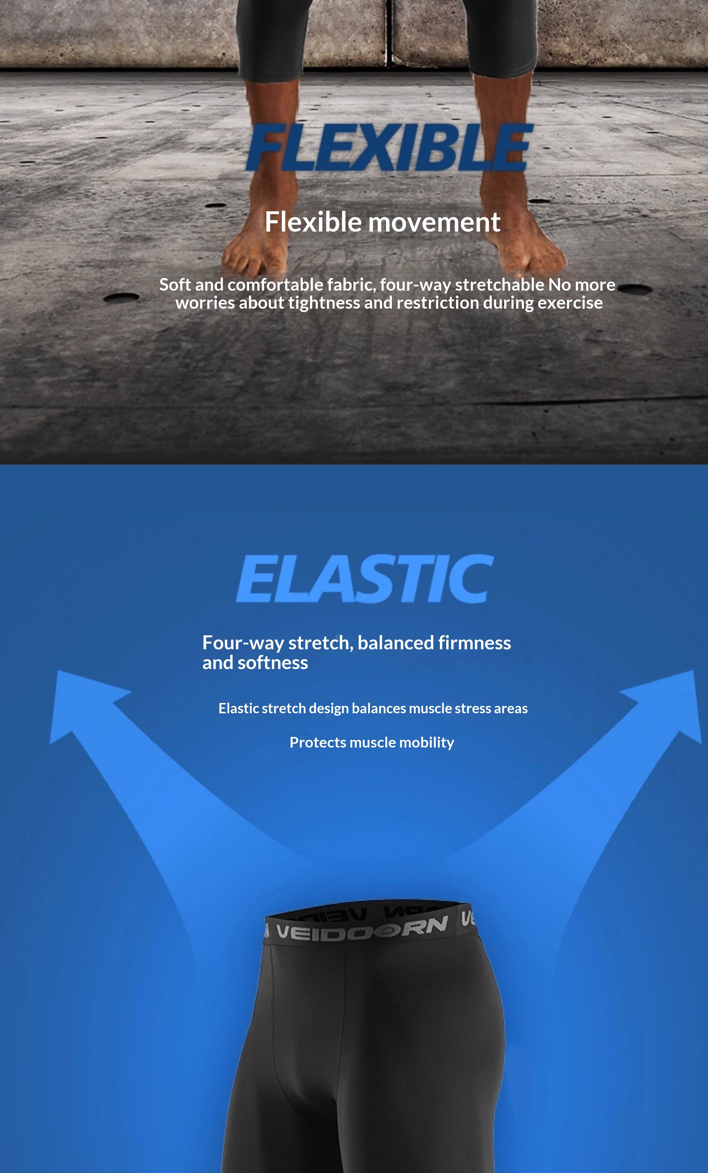 Vidon Men's Basketball Compression Shorts detail 8