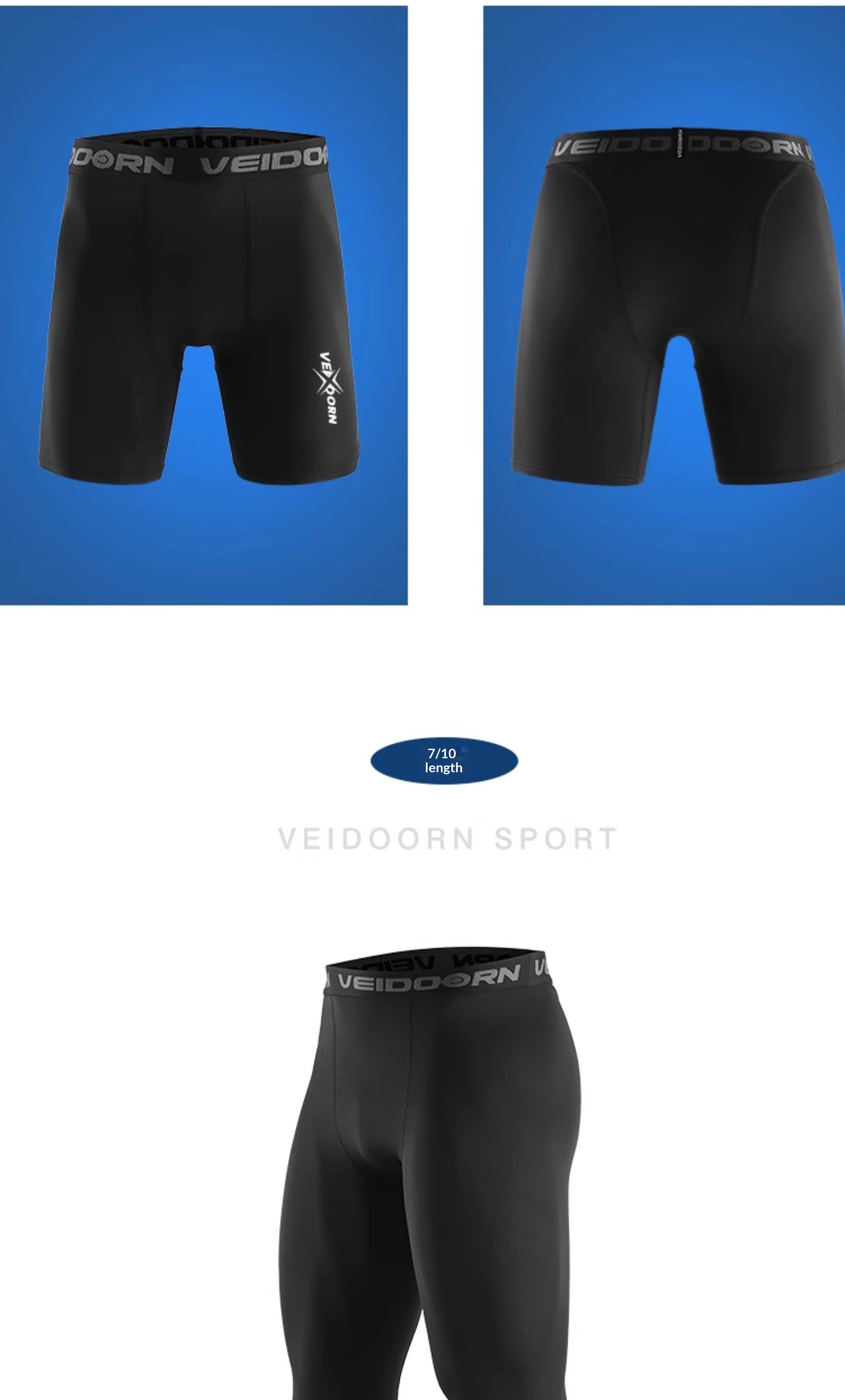 Vidon Men's Basketball Compression Shorts detail 12