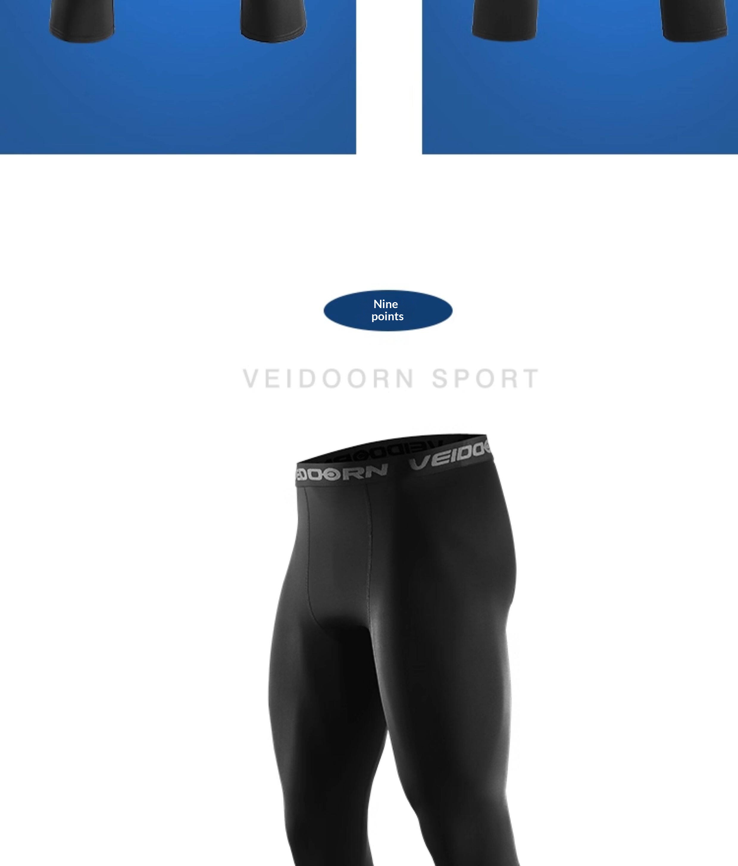 Vidon Men's Basketball Compression Shorts detail 14