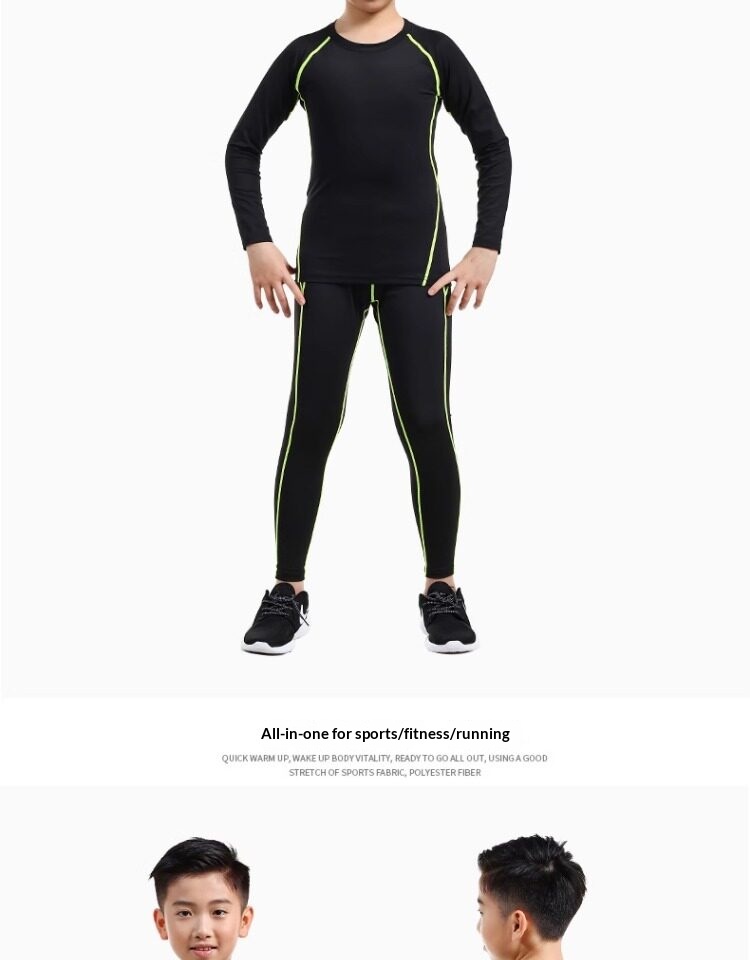 Boys' Compression Training Set - Basketball & Football Base Layer detail 12