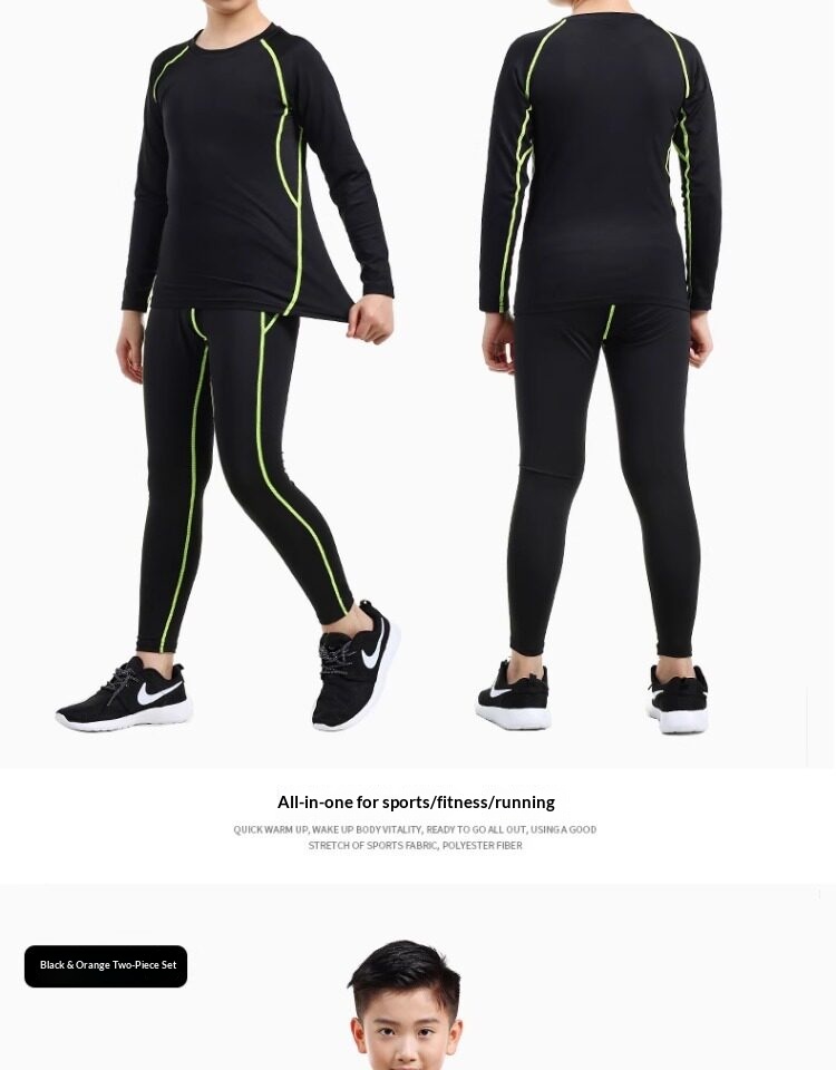 Boys' Compression Training Set - Basketball & Football Base Layer detail 13