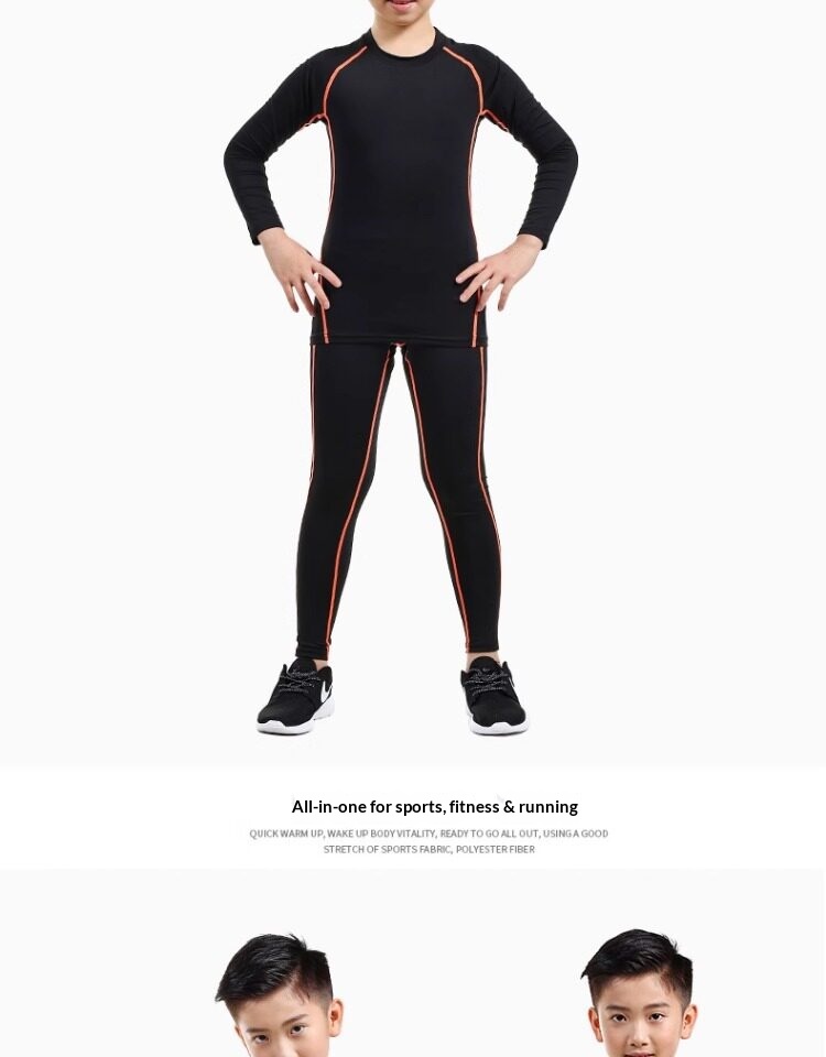 Boys' Compression Training Set - Basketball & Football Base Layer detail 14
