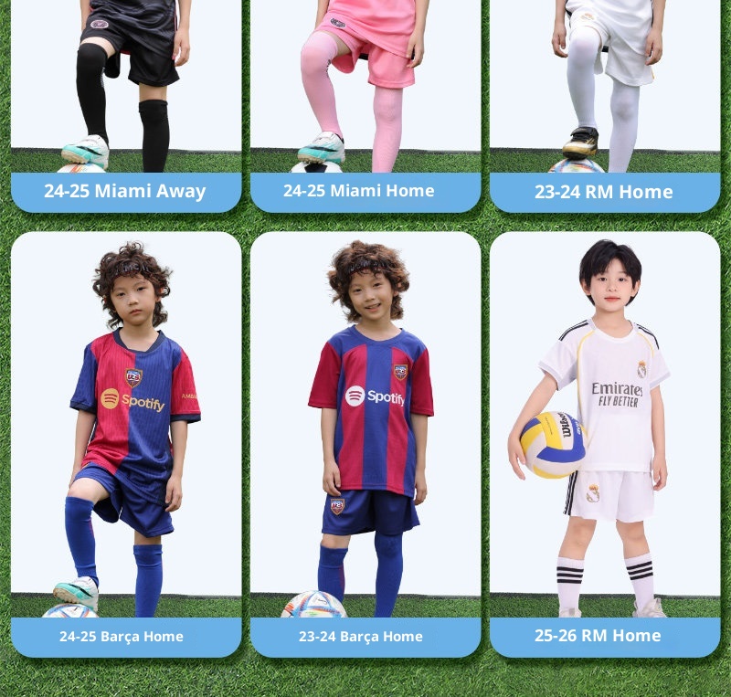 Argentina 2026 World Cup Messi Kids Jersey Set detail 8