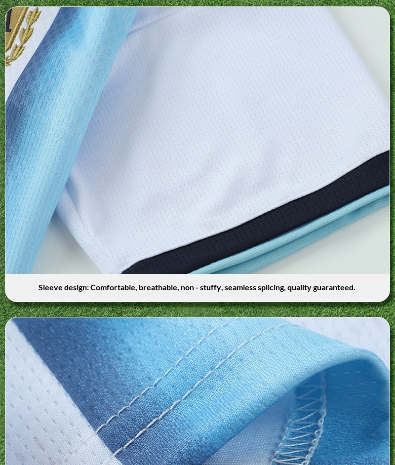 Argentina 2026 World Cup Messi Kids Jersey Set detail 15