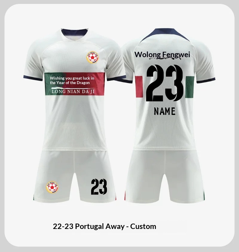 Portugal National Team 2024 Euro Jersey Kit with Ronaldo #7 detail 8