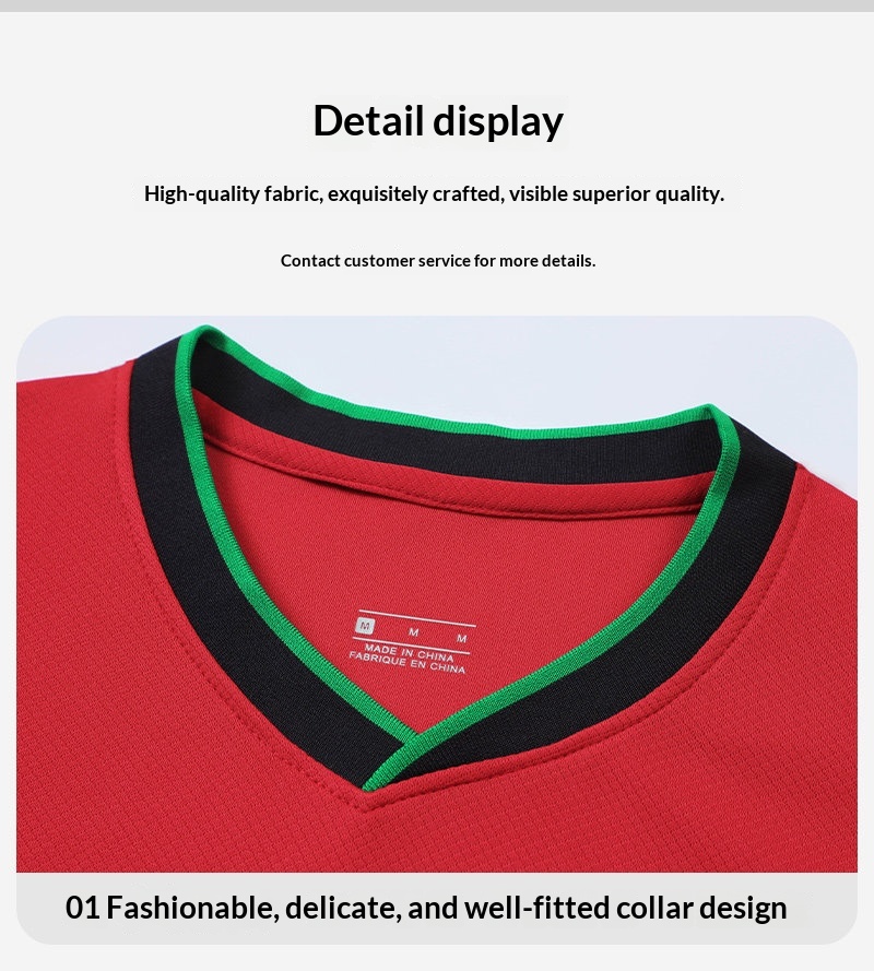 Portugal National Team 2024 Euro Jersey Kit with Ronaldo #7 detail 10