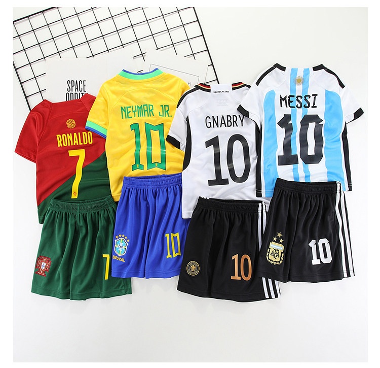 Al Nassr Cristiano Ronaldo Portugal National Team Kids Jersey #7 detail 1