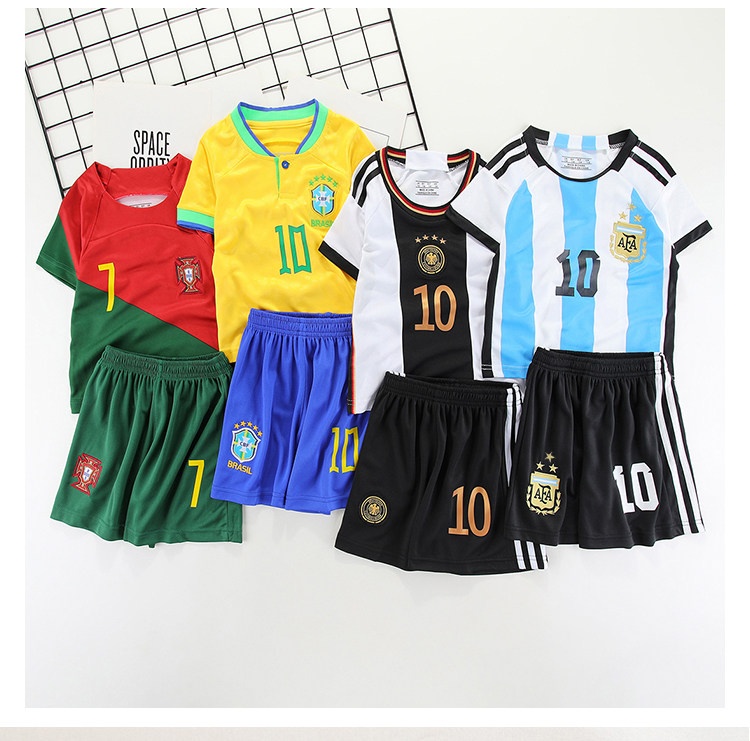 Al Nassr Cristiano Ronaldo Portugal National Team Kids Jersey #7 detail 2