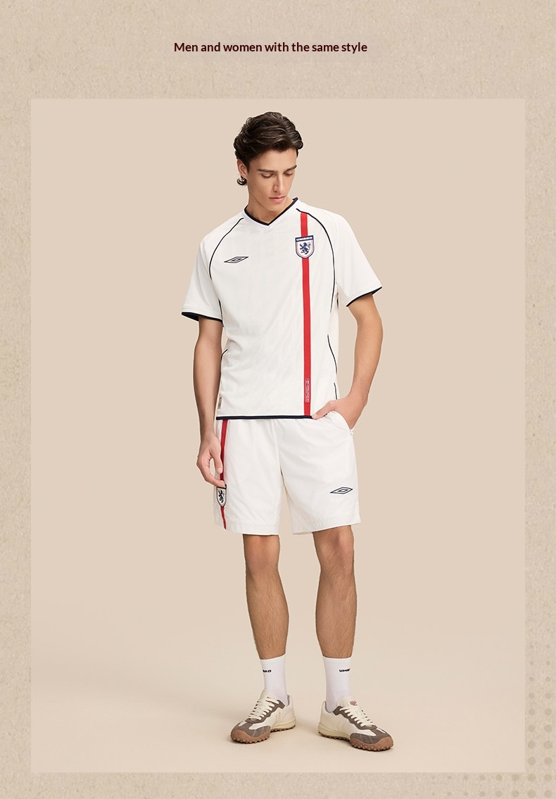 Umbro England Retro Jersey Short Sleeve T-Shirt detail 7