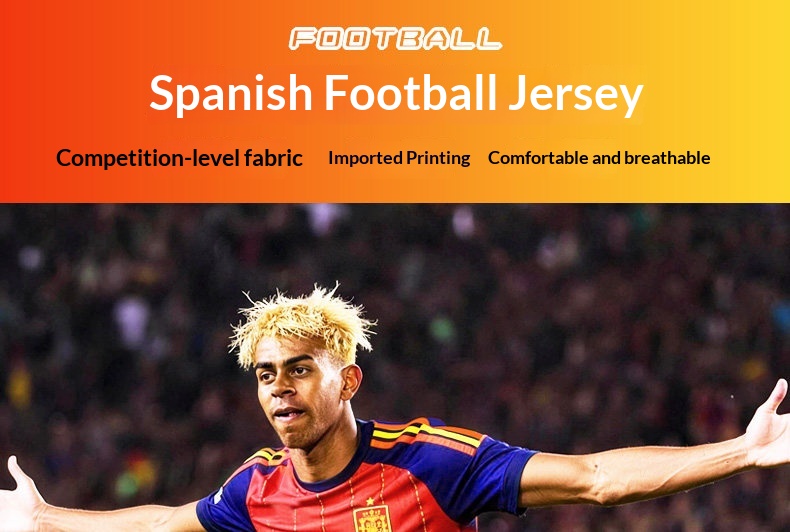 Spain 10 Yamal 2026 World Cup Training Kit - Children's Football Jersey Set detail 1