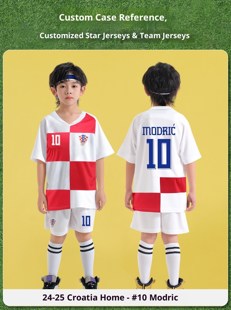 Croatia National Team Jersey Kit - Kids Football Training Set detail 9