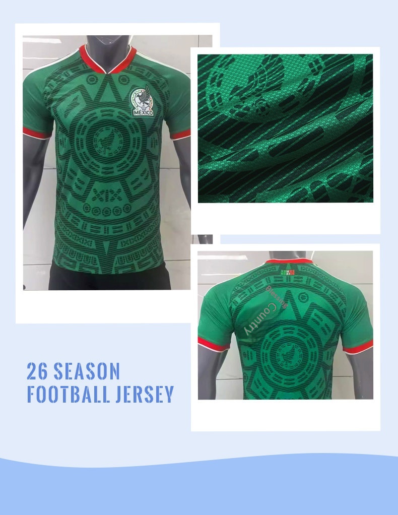 Mexico 2026 World Cup Kids Football Jersey Set detail 4
