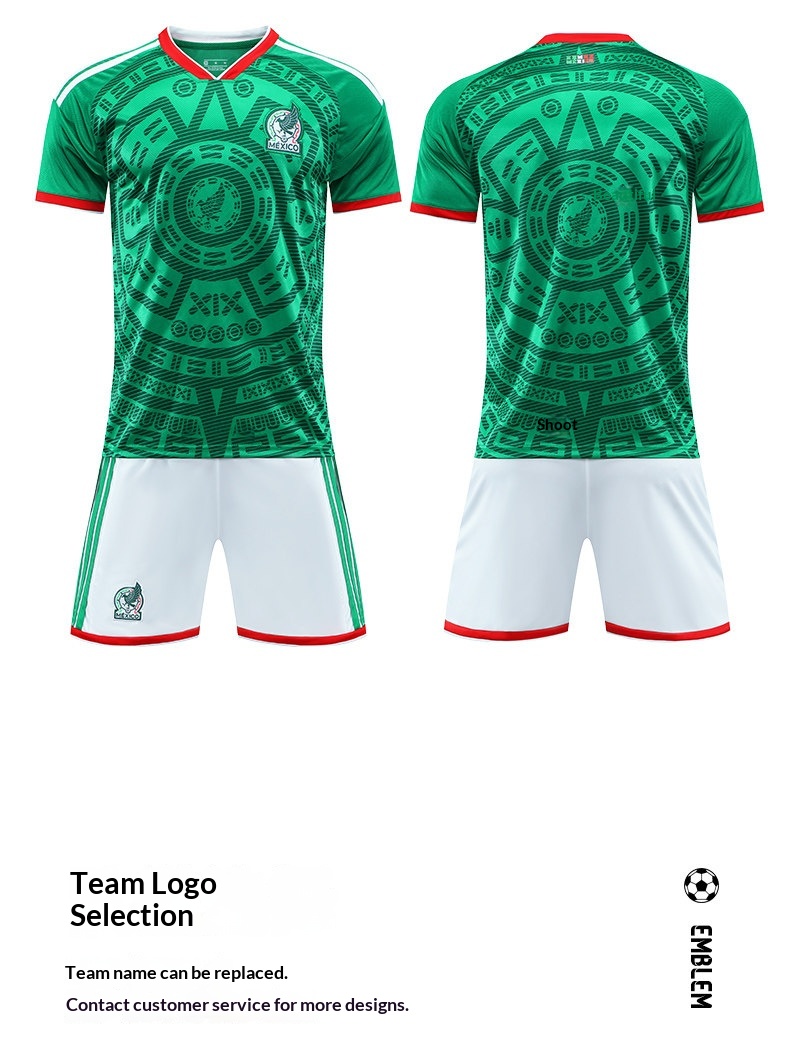 Mexico 2026 World Cup Kids Football Jersey Set detail 9