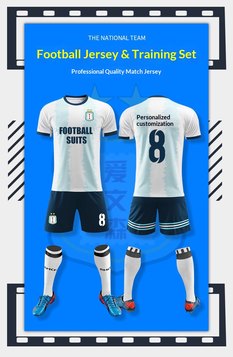 Belgium & Spain National Team Football Jersey Kit - Custom Printing for Men & Kids detail 3