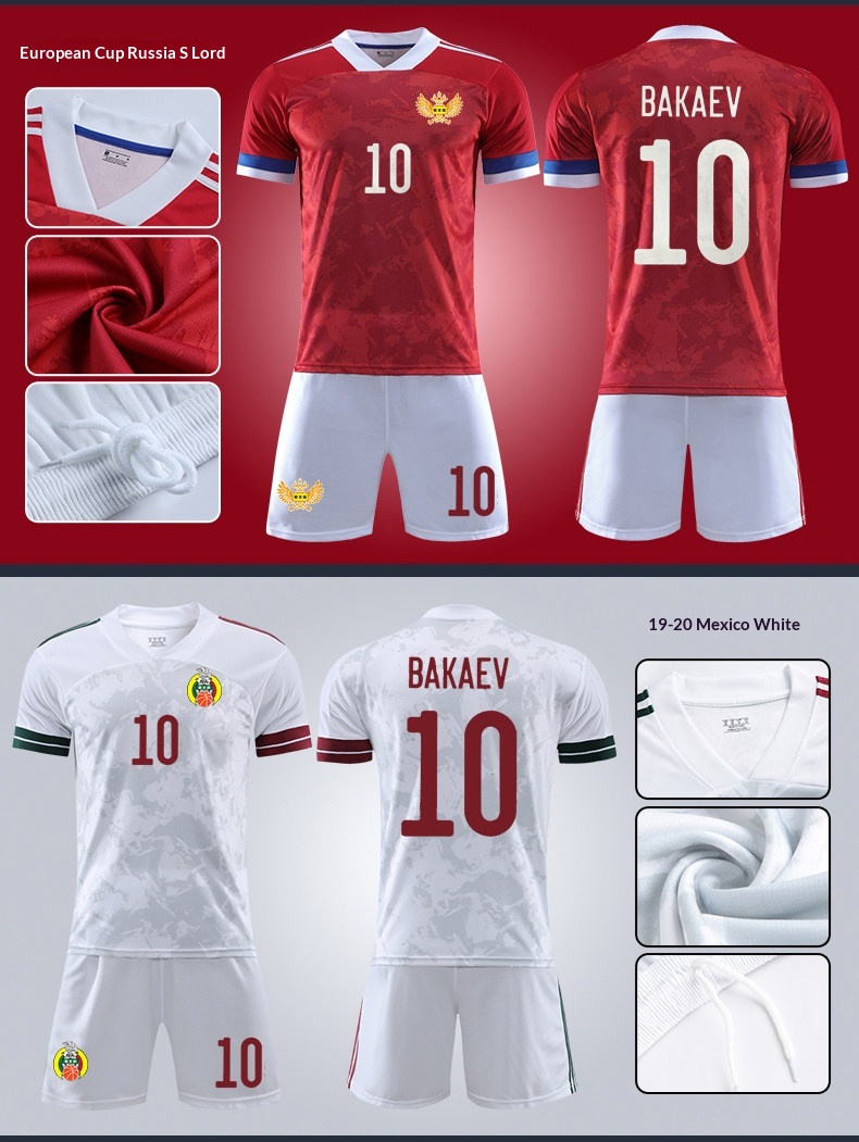 Belgium & Spain National Team Football Jersey Kit - Custom Printing for Men & Kids detail 18