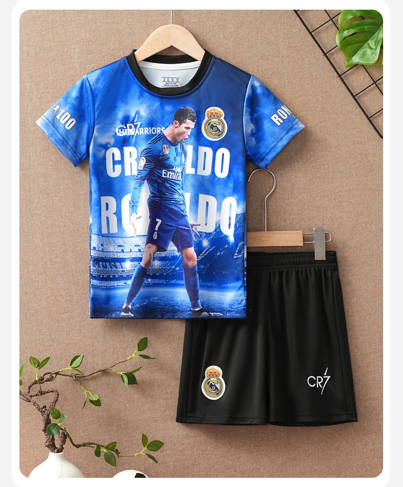 Real Madrid Cristiano Ronaldo Kids Jersey Set - Argentina Messi Training Kit detail 13