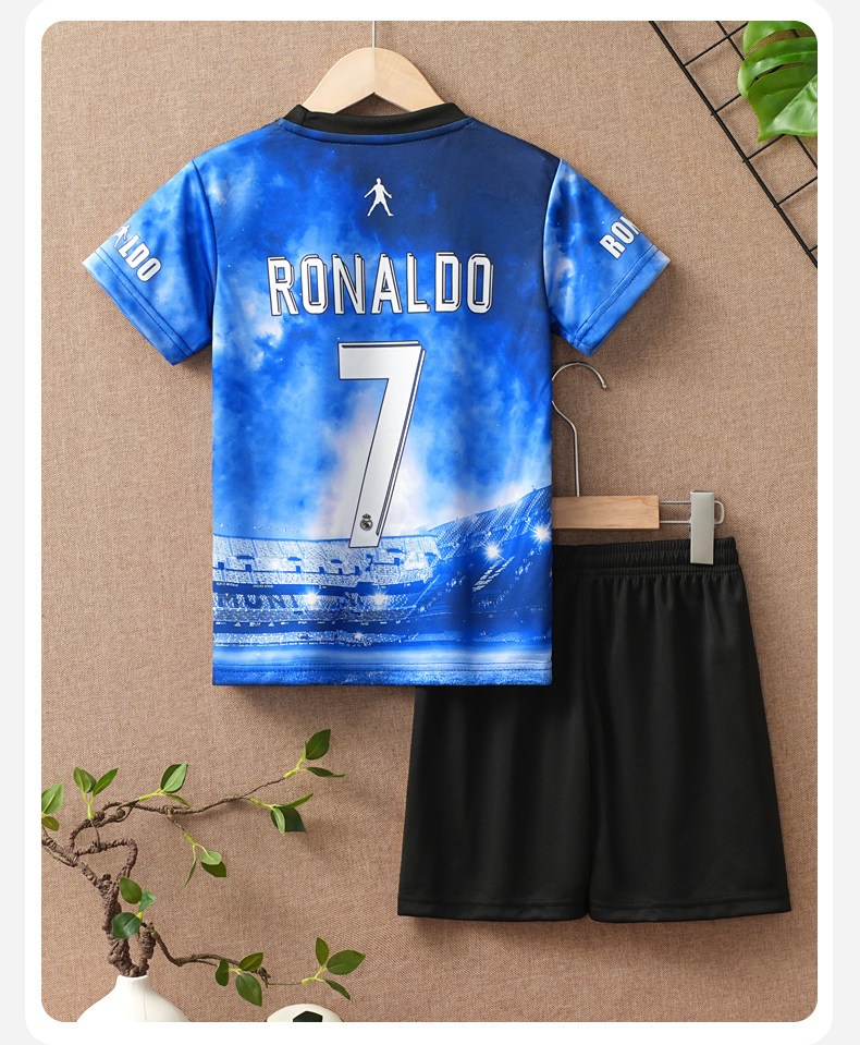 Real Madrid Cristiano Ronaldo Kids Jersey Set - Argentina Messi Training Kit detail 14