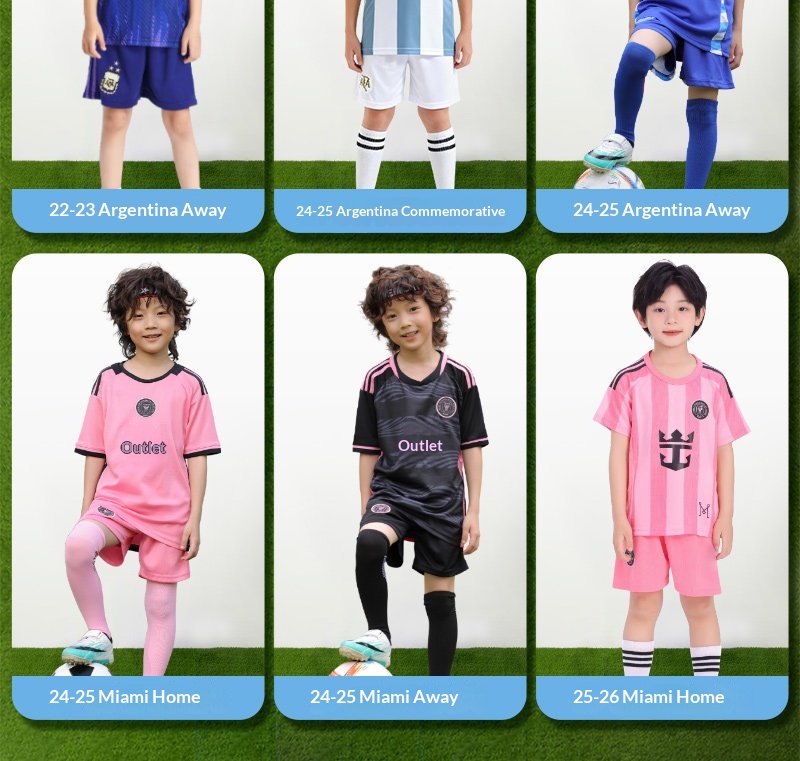 Custom Kids Football Jersey - Argentina Portugal Barcelona Riyadh detail 8