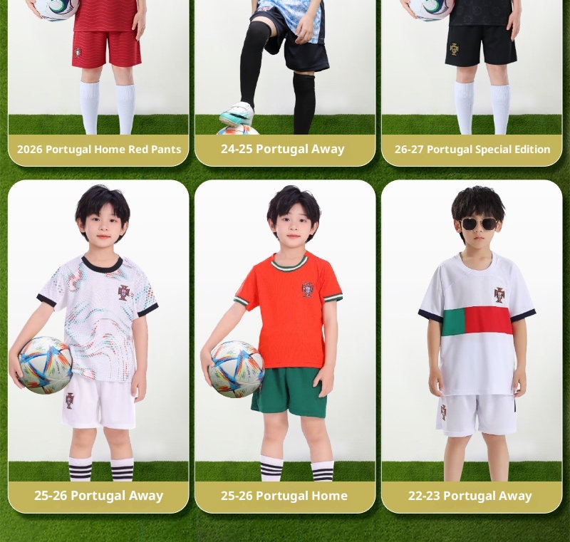 Custom Kids Football Jersey - Argentina Portugal Barcelona Riyadh detail 10