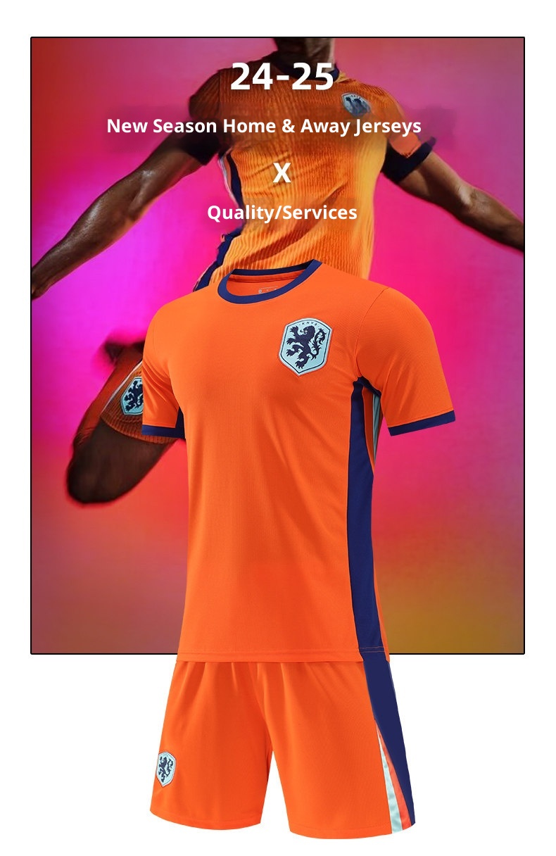 Netherlands National Team Home & Away Jersey Kit - Van Persie Edition detail 1