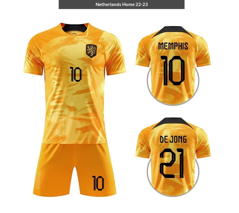 Netherlands National Team Home & Away Jersey Kit - Van Persie Edition detail 8