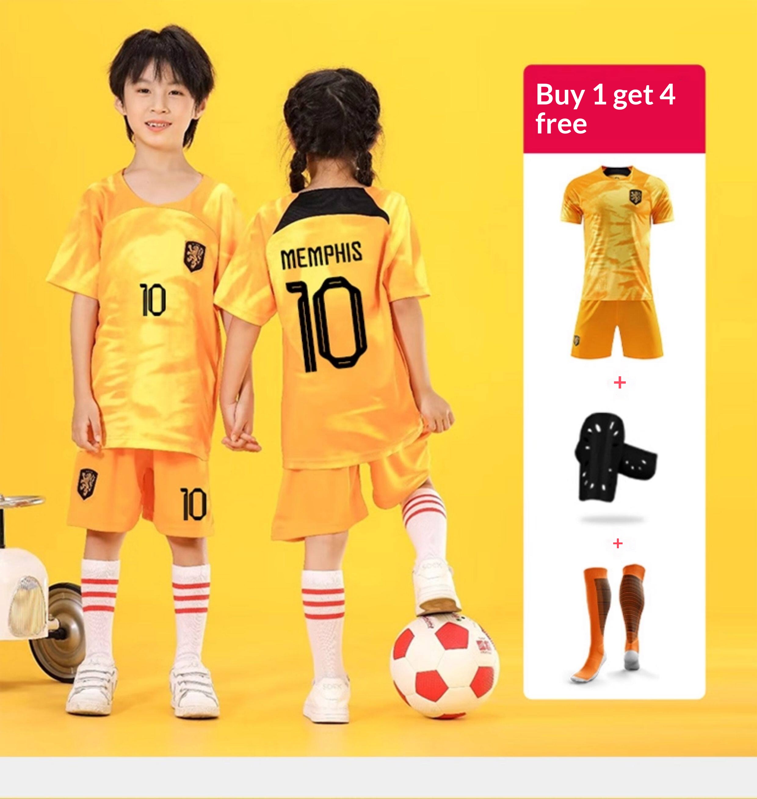 Netherlands National Team Jersey #4 Van Dijk Kit - Men's & Youth Custom Football Training Set detail 9