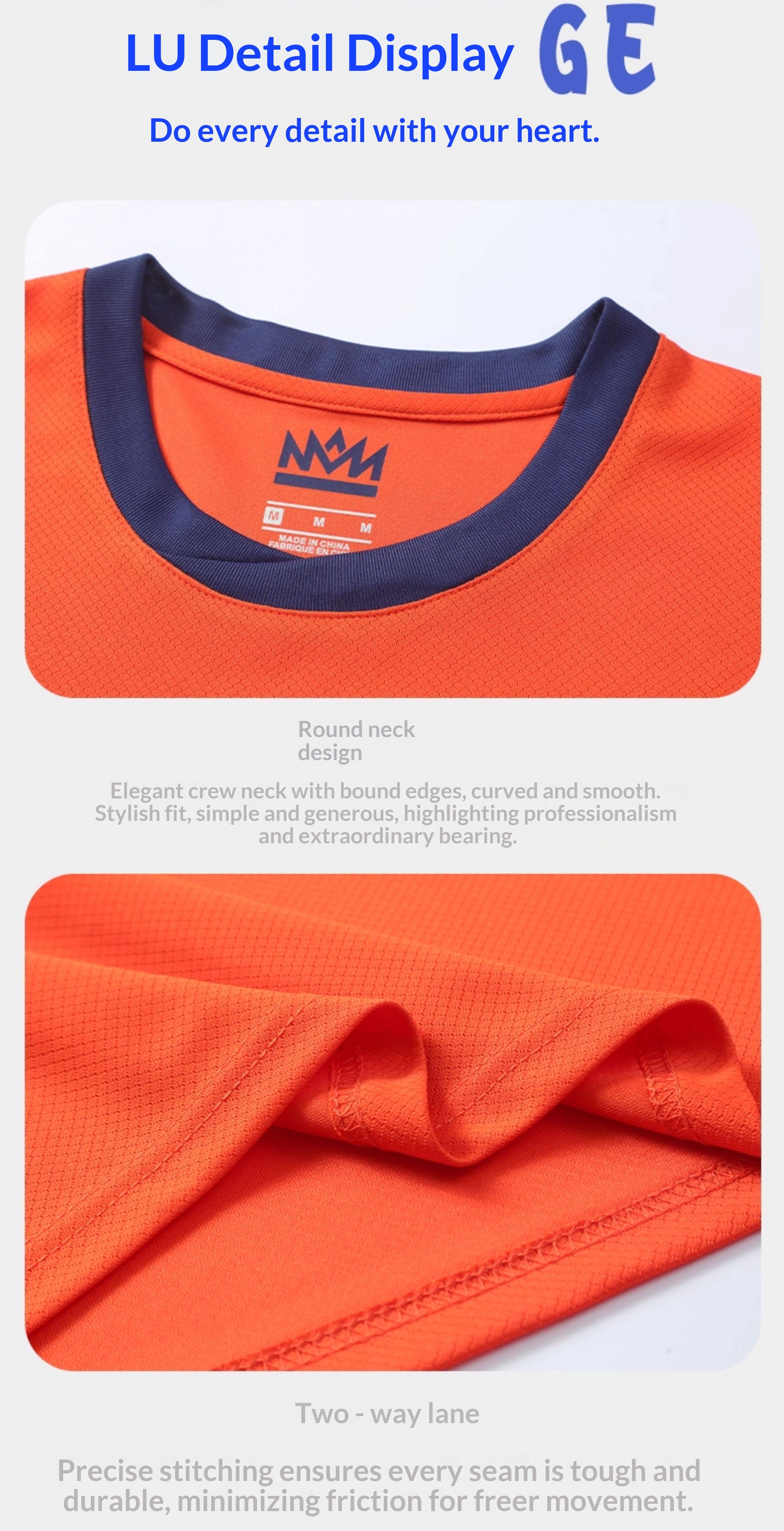 Netherlands National Team Jersey #4 Van Dijk Kit - Men's & Youth Custom Football Training Set detail 13