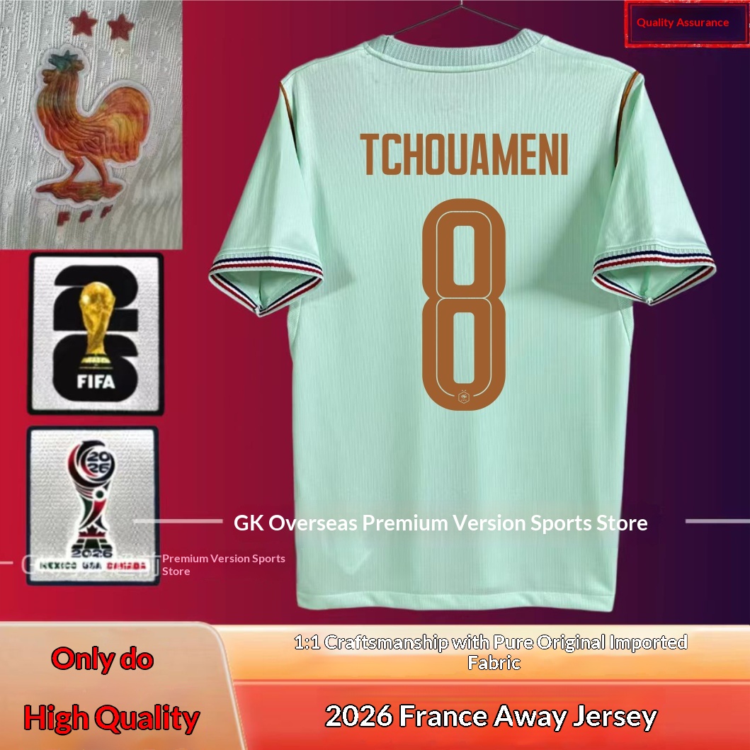 France National Team #10 Mbappe Player Jersey detail 12