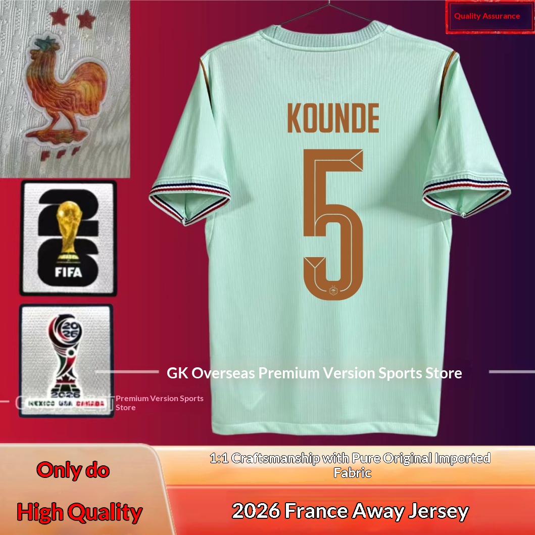 France National Team #10 Mbappe Player Jersey detail 14