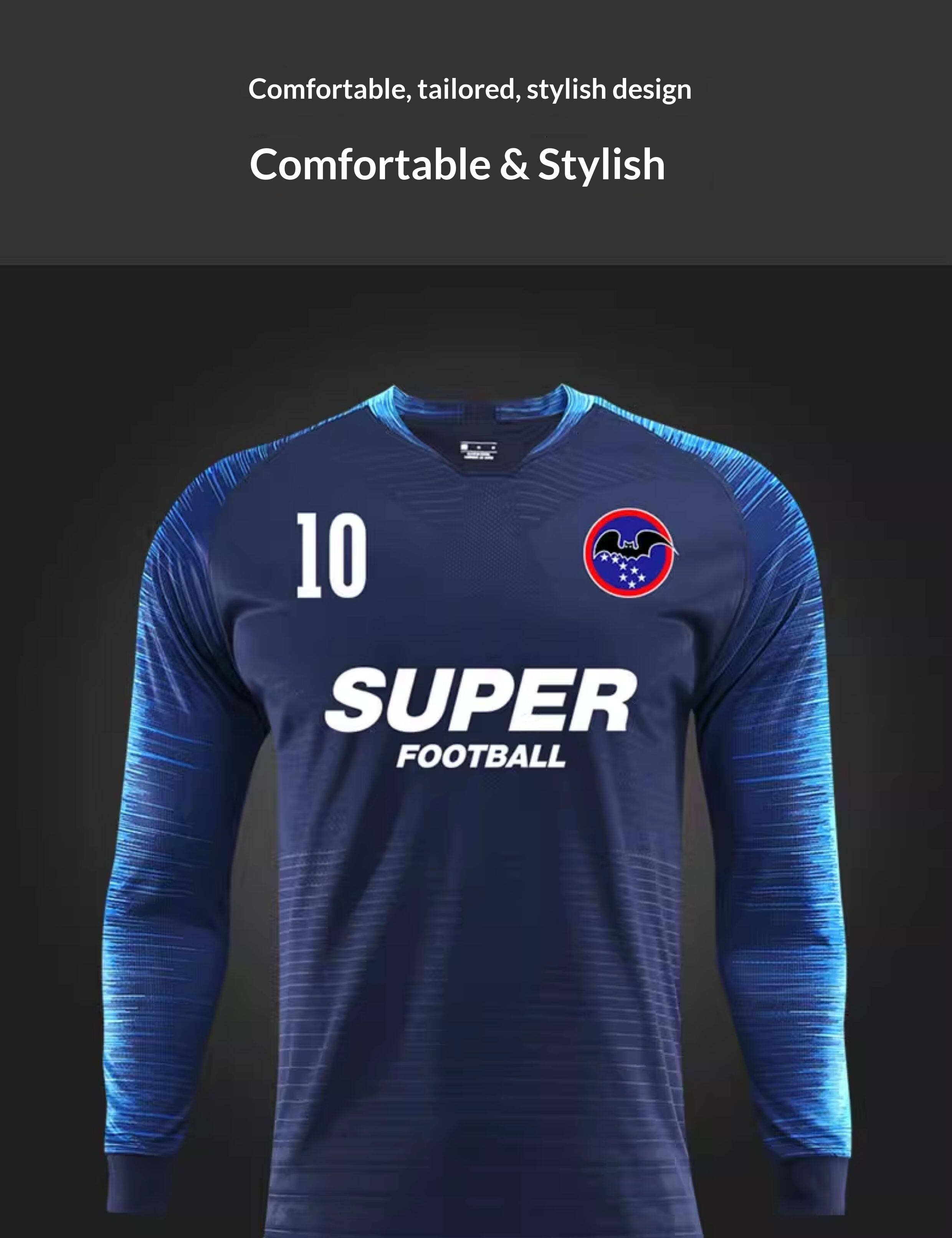 France & China National Team Custom Football Jersey Set with Printing detail 4