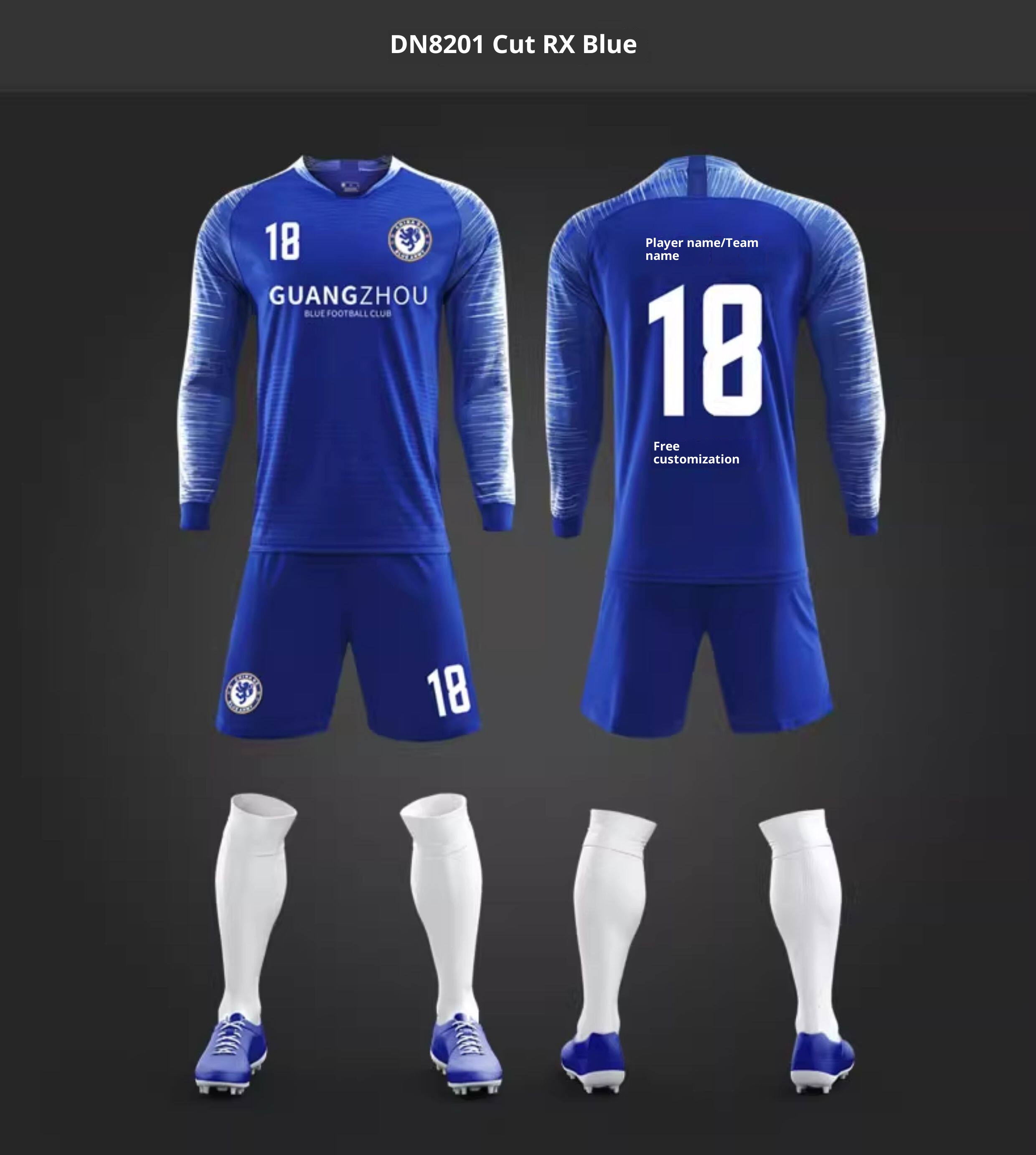 France & China National Team Custom Football Jersey Set with Printing detail 9