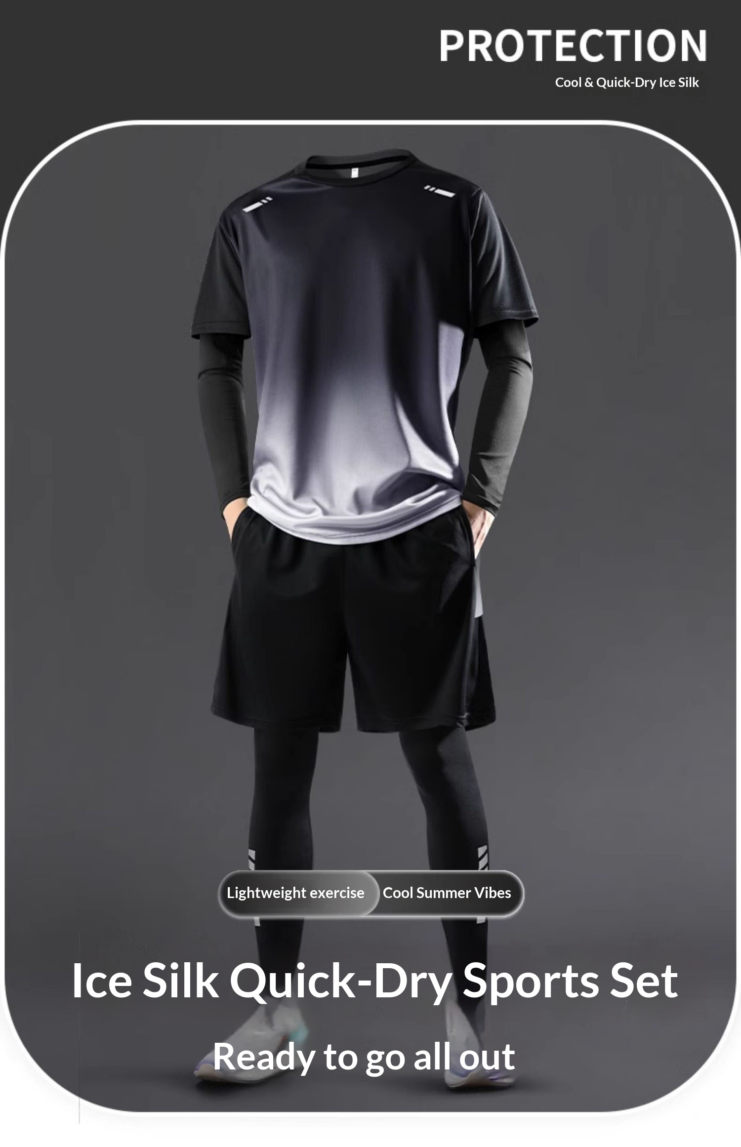 Germany Men's Sports Kit - Quick-Dry Running Jersey & Shorts detail 1