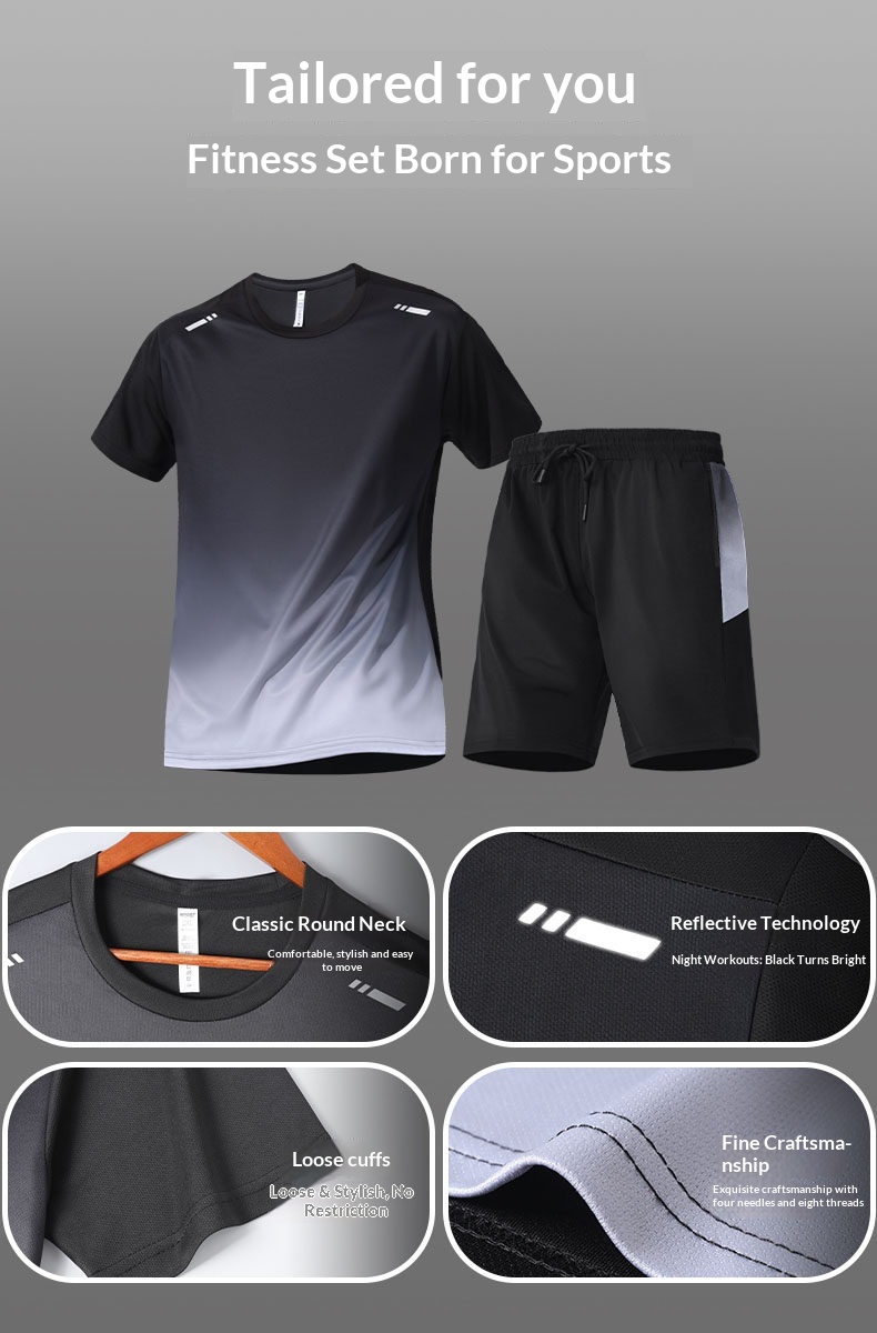Germany Men's Sports Kit - Quick-Dry Running Jersey & Shorts detail 7