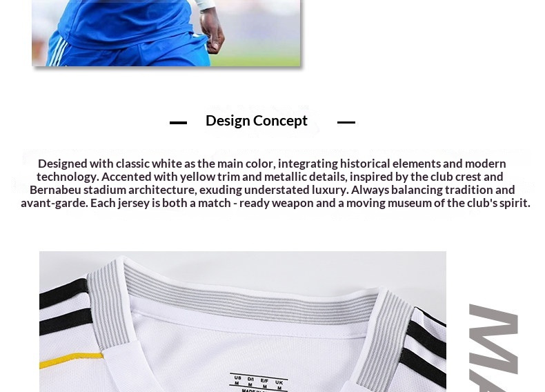 Real Madrid 2526 Home & Away Jersey Kit - Bellingham & Mbappé - Adult & Youth Football Kit detail 7