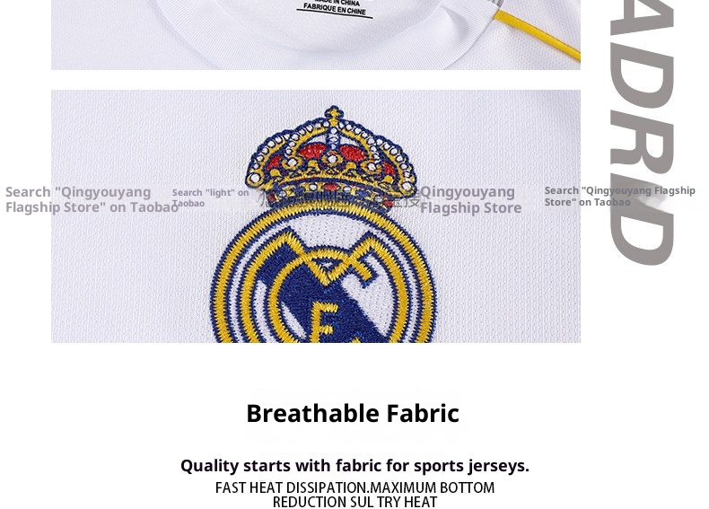 Real Madrid 2526 Home & Away Jersey Kit - Bellingham & Mbappé - Adult & Youth Football Kit detail 8