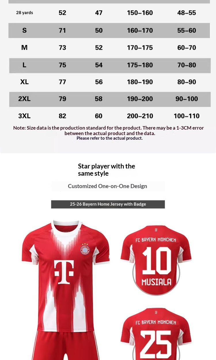 FC Bayern Munich 2526 Home Jersey Kit - Kane Customization detail 6