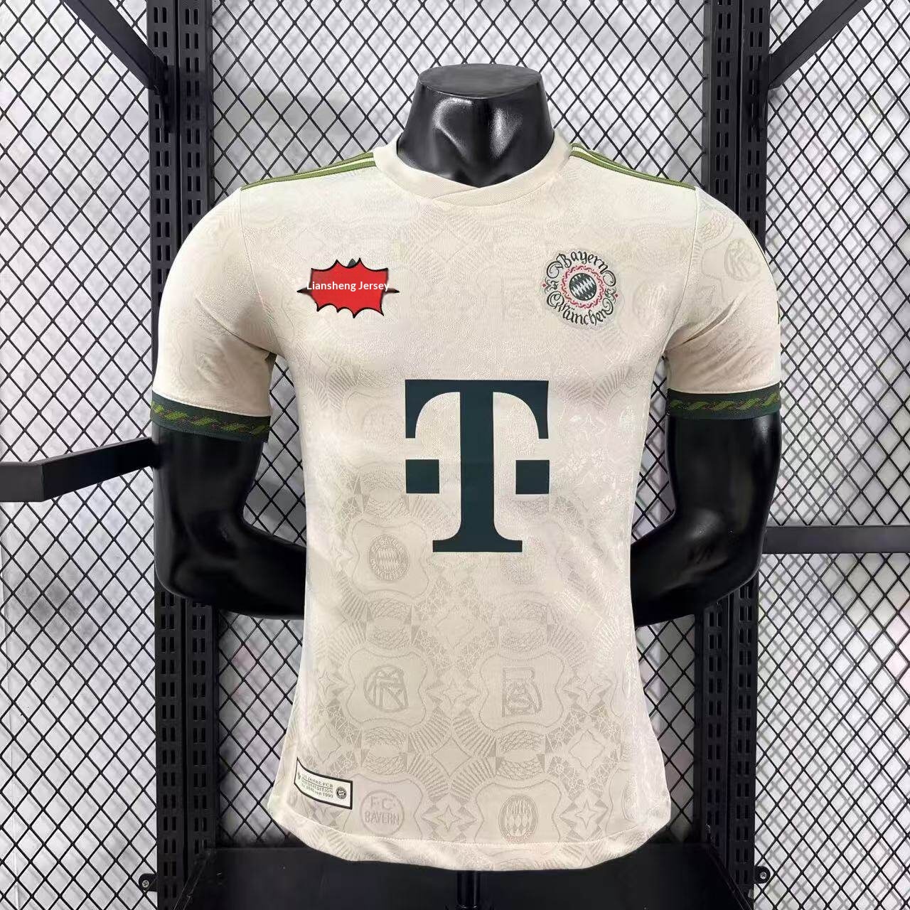 Bayern Oktoberfest Jersey #10 Musiala #9 Kane Edition detail 3