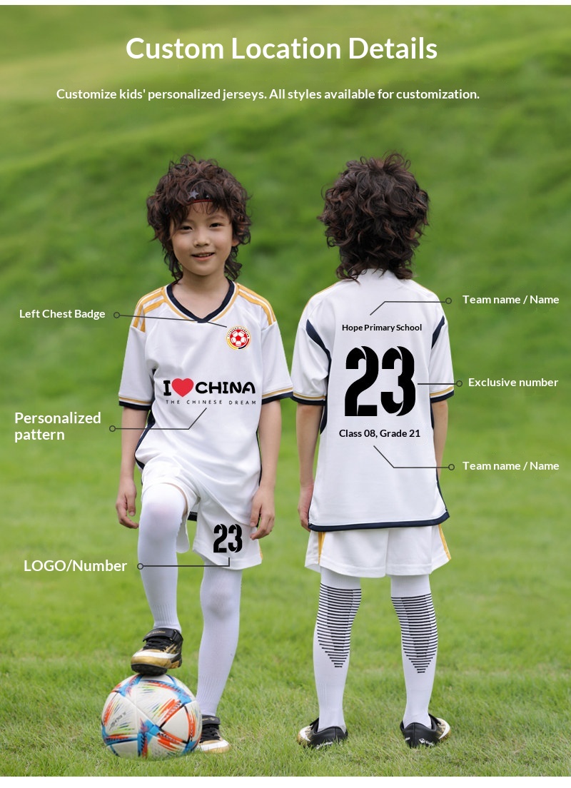 France National Team 2024 World Cup Jersey Kit with Mbappe Customization detail 4