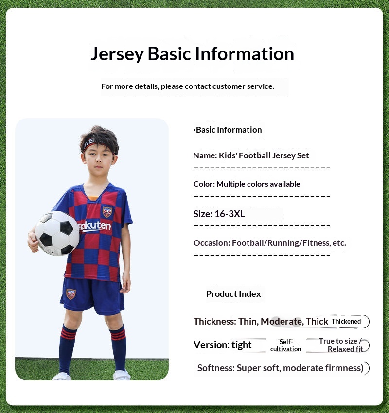 Barcelona Kids Football Kit - Messi Jersey detail 3